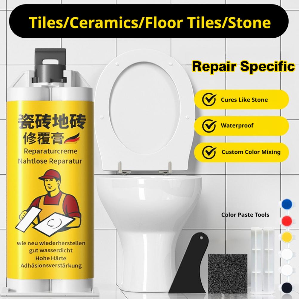 Tile Adhesive Repair Paste Marble Floor Tile Wall Tile Fall Off Repair Crack Special Adhesive Quick-Drying Super Adhesion