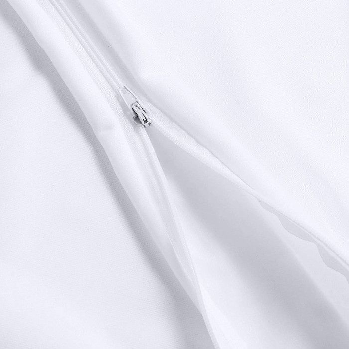 Pack of 2 Waterproof Anti-mite Sponge Pillow Protectors 63 X 63 Cm