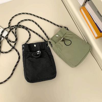 Ανδρική Casual Νάιλον Τσάντα Σώματος Crossbody, Μίνι Τσαντάκι Ώμου με Πορτοφολάκι, Πλενόμενη στο Χέρι, Ανθεκτική Μικρή Τσάντα Ταχυδρόμου
