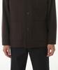 Musinsa Standard Wool Blend Chore Jacket [Dark Brown]