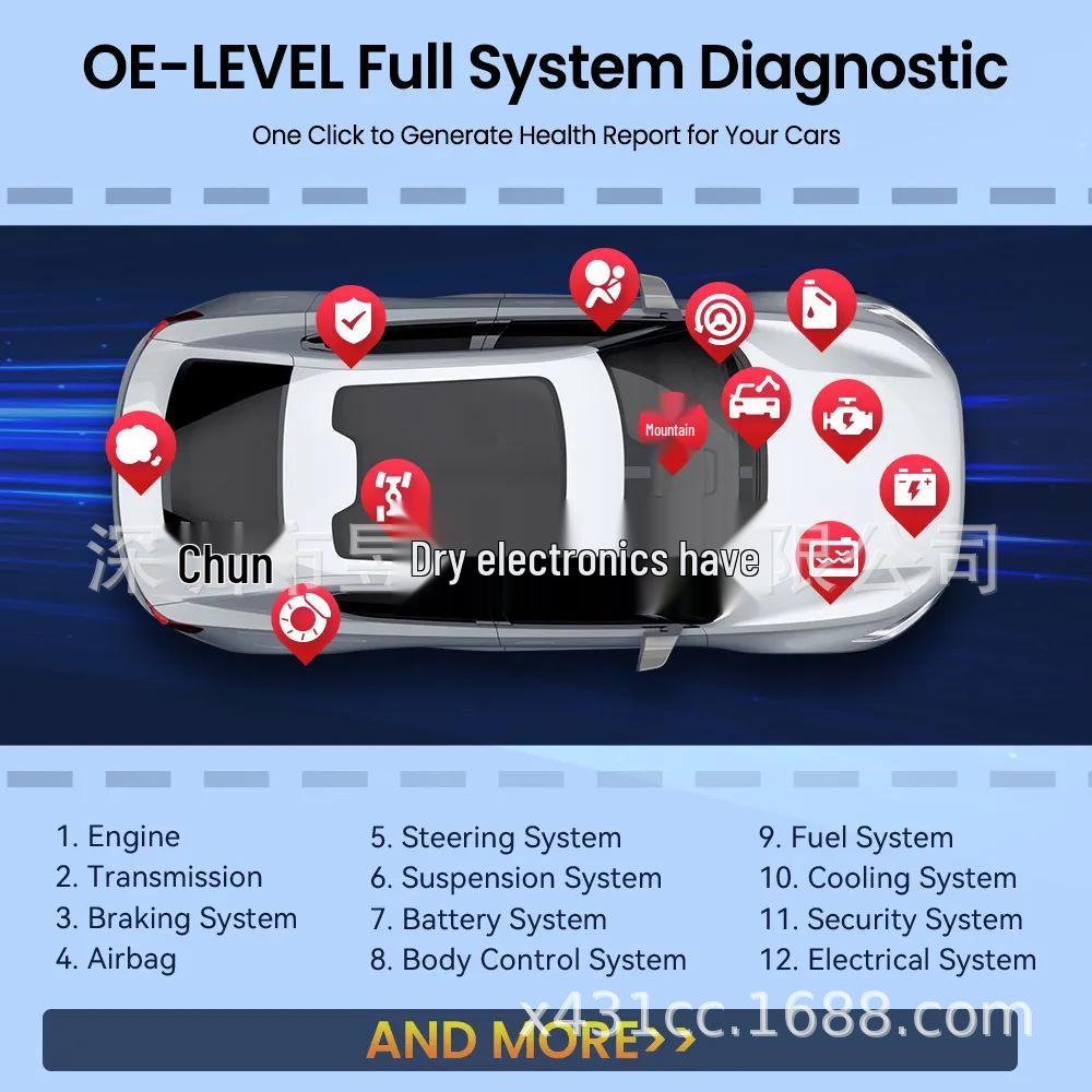 MUCAR Driverscan 2025 Full System OBD2 Scanner