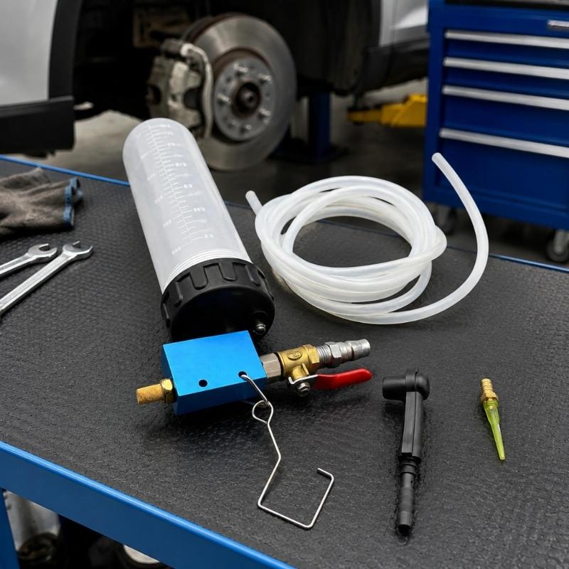 Vehicle Brake Fluid Maintenance Equipment and Accessories, Brake Fluid Extractor for Defined Service Work and Vehicle Care Work Planning