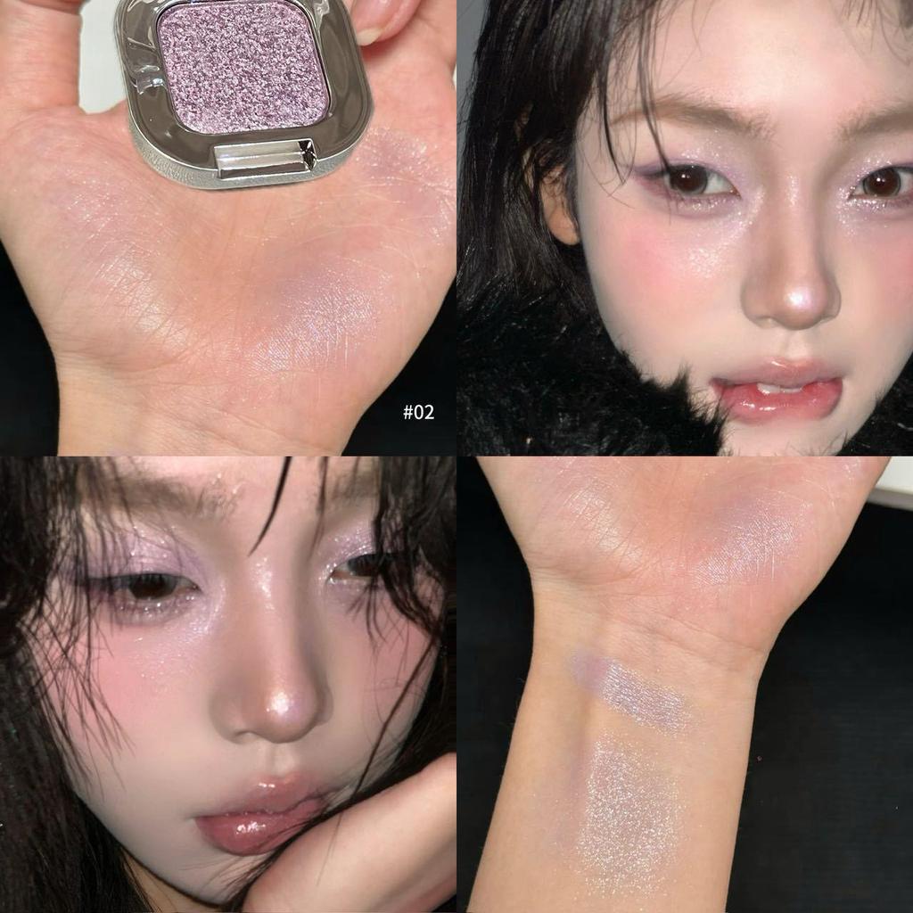 HERORANGE Blazing Single Color Pearlescent Eye Shadow Palette