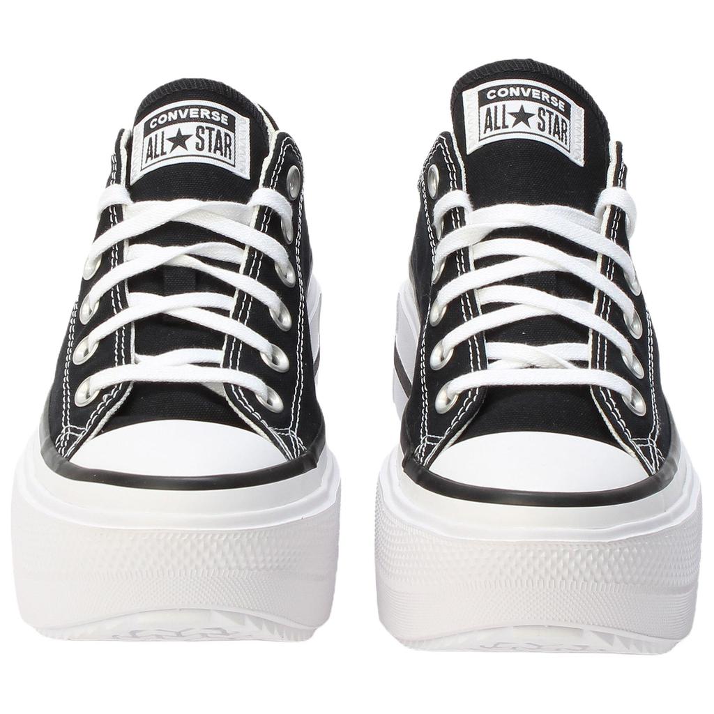 New Chuck Taylor All Star Converse Lift Double Stack Low 'Black White' A15490C