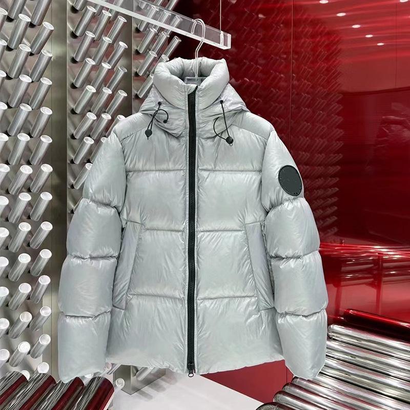 Men s Black Hooded Down Jacket - Thick & Warm Winter Coat for Outdoor Cold Protection 3XL серый