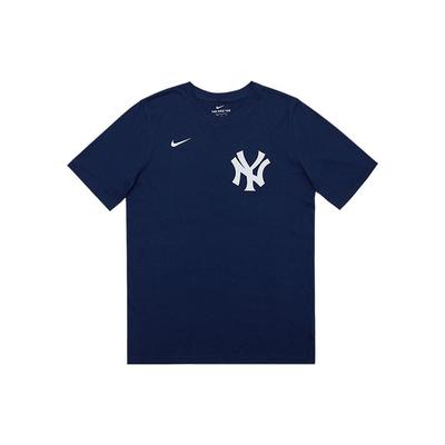 T-Shirt MLB Collaboration New York Yankees Judge 99 Letter Number Print Short Sleeve American Vintage Kids Tops Deep-Blue 3Z3B7SAG2-NYYAJ
