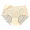Ladies Spring and Summer Thin Ice Silk Invisible Naked Sense Yoga Fitness Briefs