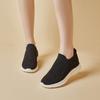 High Quality Slip-On Women Walking Shoes Mesh Lightweight Breathable Women Sports Shoes Fashion Rhinestone Wedge Sneakers Women