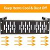 Expandable Under Desk Cable Shelf Heavy Duty Metal Cable Tray Power Strip Holder  Home Office