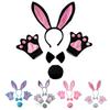 Photography Props Rabbit Costume for Girls Children Rabbit Cosplay Headband Skin Friendly School Kid Bunny Girls Costume