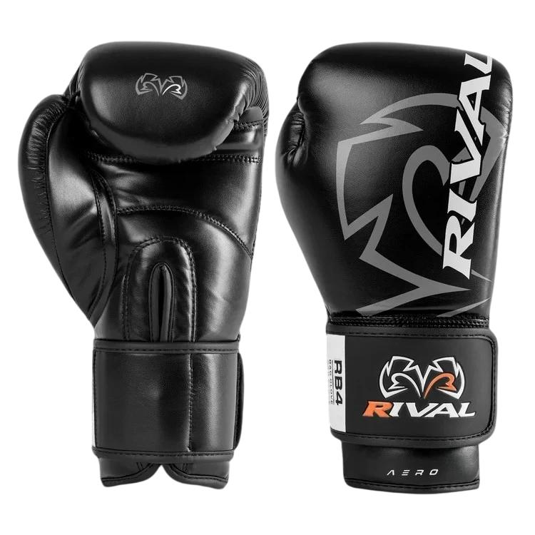 Rival RB4 Boxing Gloves Black M