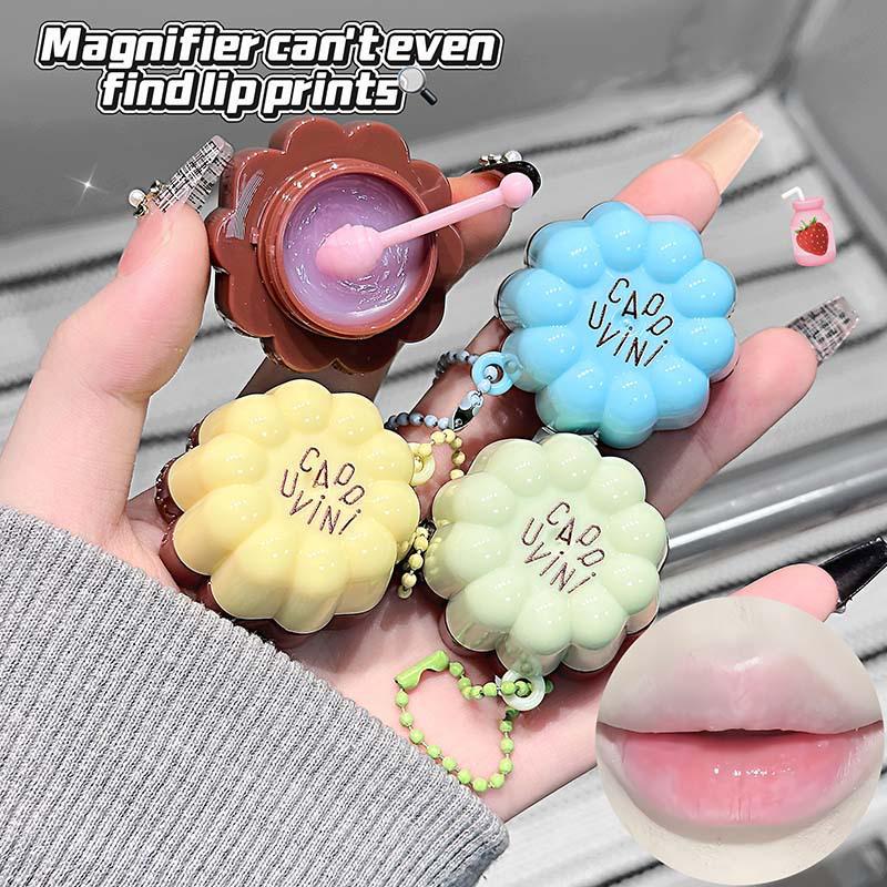 CAPPVINI Macaron Hydrating Lip Mask: Moisturizes, Smooths Lip Lines, and Exfoliates for Perfect Student Party Makeup.