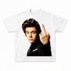 Harry Styles Gesture Pattern Printed Tshirt A Fan Gift for Hiphop Casual Cotton Streetwear
