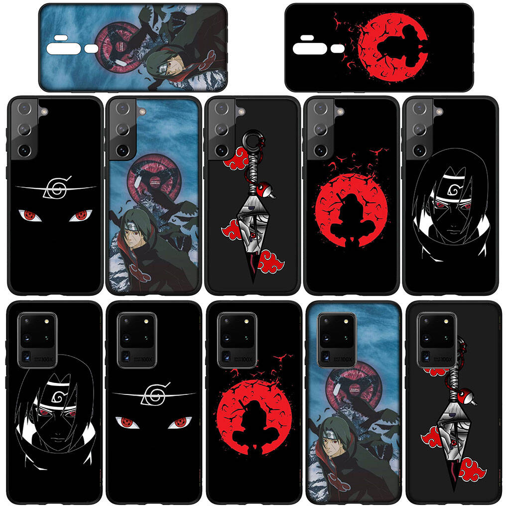Phone Case for iPhone 17 15 16 Plus Redmi Note 14 12 11 13 Pro Max Huawei P30 P20 Lite OPPO A60 A40 A80 A18 A16 A54 Akatsuki Anime Itachi Naruto Cover