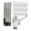 Kit Rullo Pittura Asta di Estensione Telaio Liscia con Coperture Strumento per Pittura Pareti