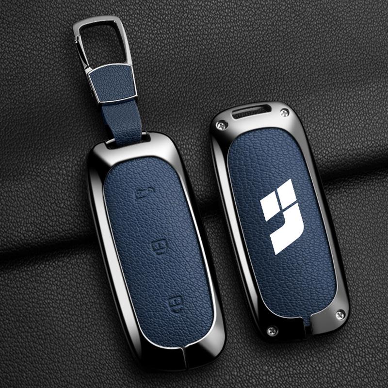High-End L7 Key Case: Metal Buckle Shell Holder for L8 and Ideal One L6 Cars