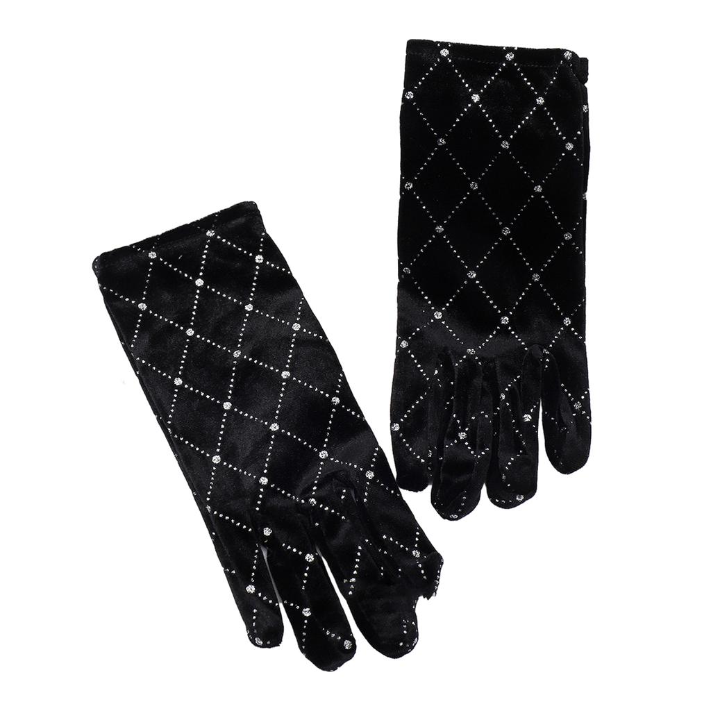 Women Long Velets Gloves Sunblock Full Finger Bridal Gloves Opera Evening Wedding Party Prom Cosplay Mitten