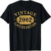 22 Years Old 22nd Birthday Anniversary Best Limited 2002 T-Shirt
