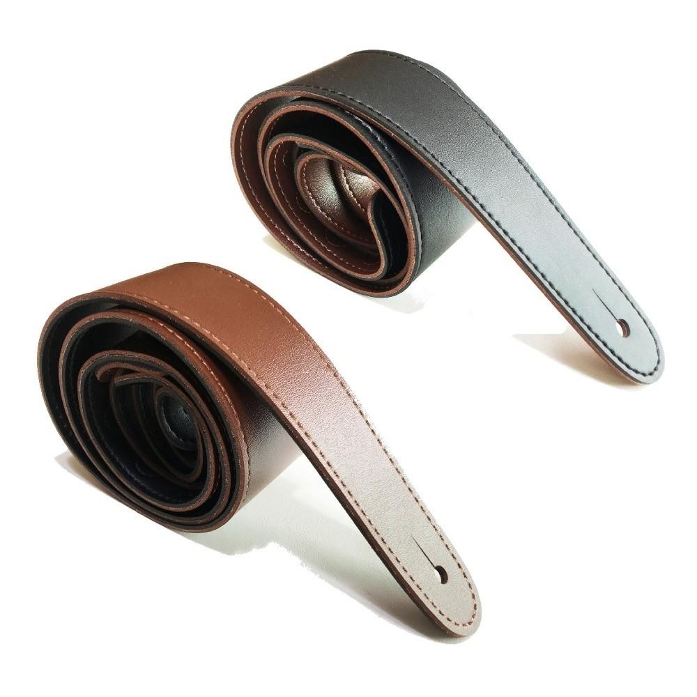 2 Colors Ukulele Strap Double Side Guitar Shoulder Belt PU Leather Strap Guitar Accessories