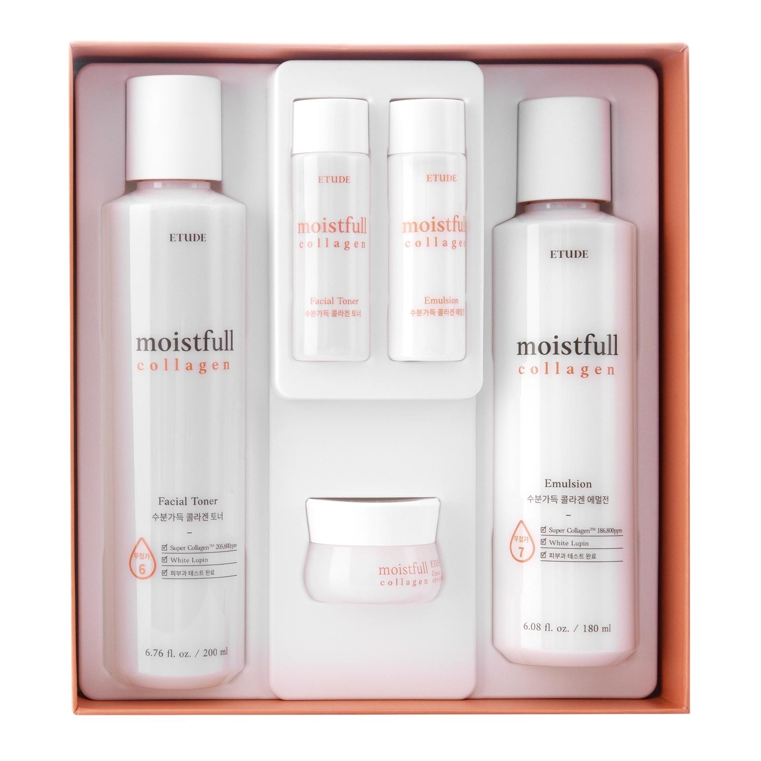 Etude House Moistfull Collagen Skin Care Set 5items +RANDOM GIFT — фото 2