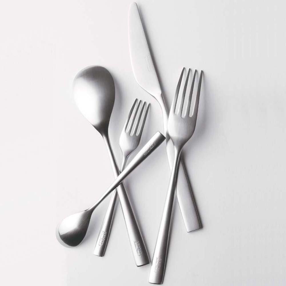 Tsubame Shinko Kogyo SUNAO Abendessen Besteck 5 Edelstahl made in Japan Set, Stücke, 18-8 Stahl,