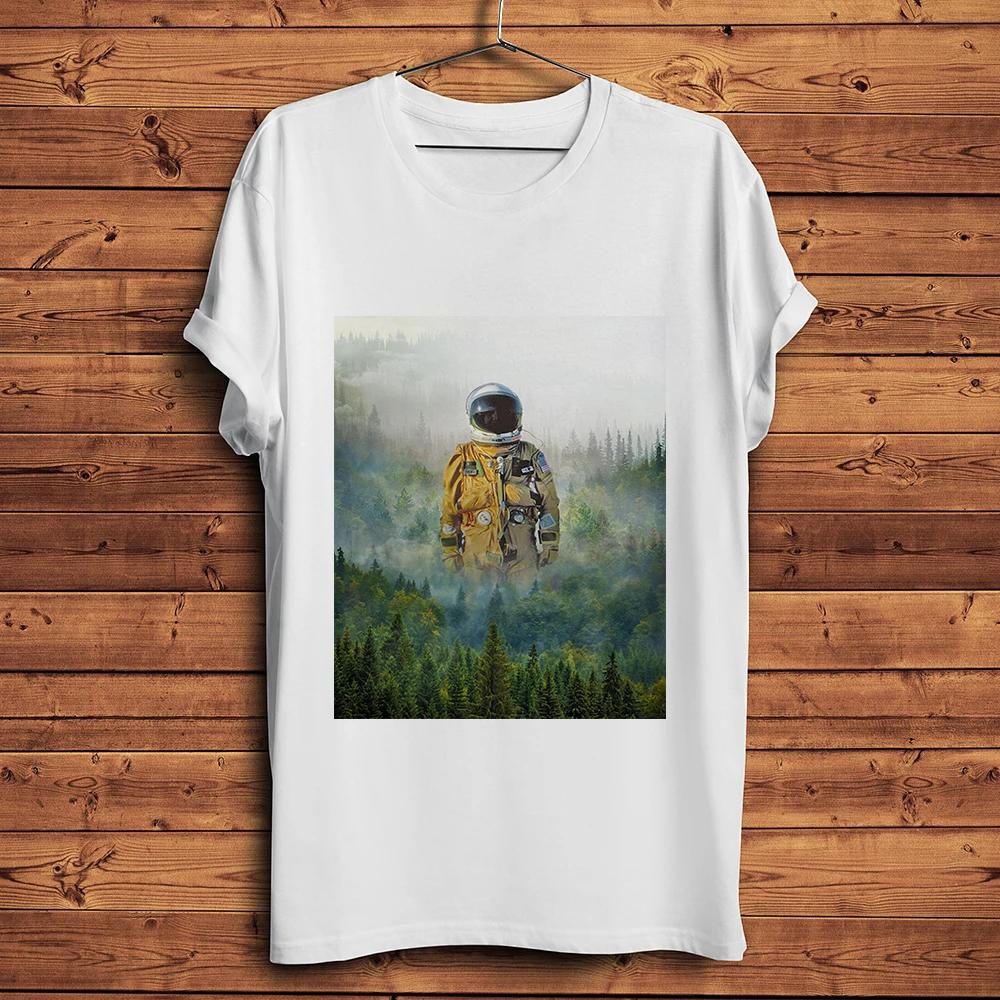 

Alone Astronaut Lost in Forest Funny Geek TShirtUnisex White Casual Short Sleeve TshirtUnisex Tee Streetwearbreathable Print S