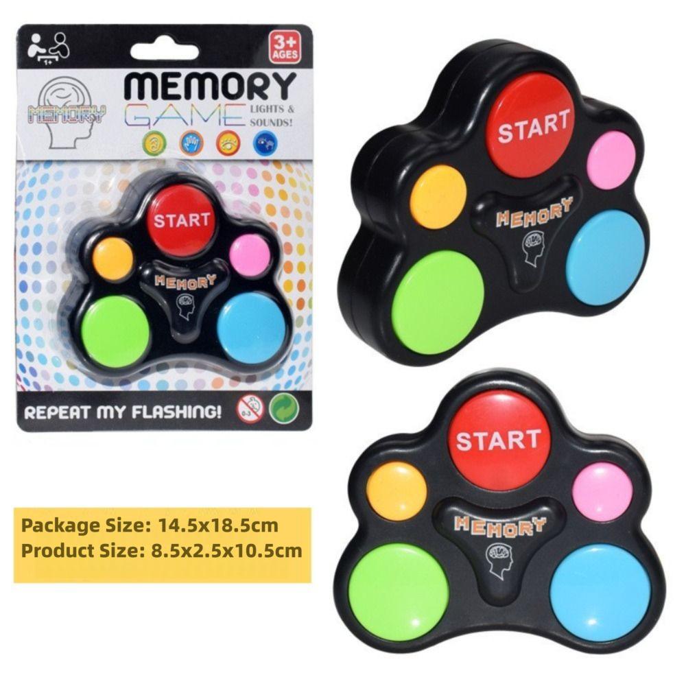 Sound Effect Memory Game Machine LED Light Interactive Toys Educational Play