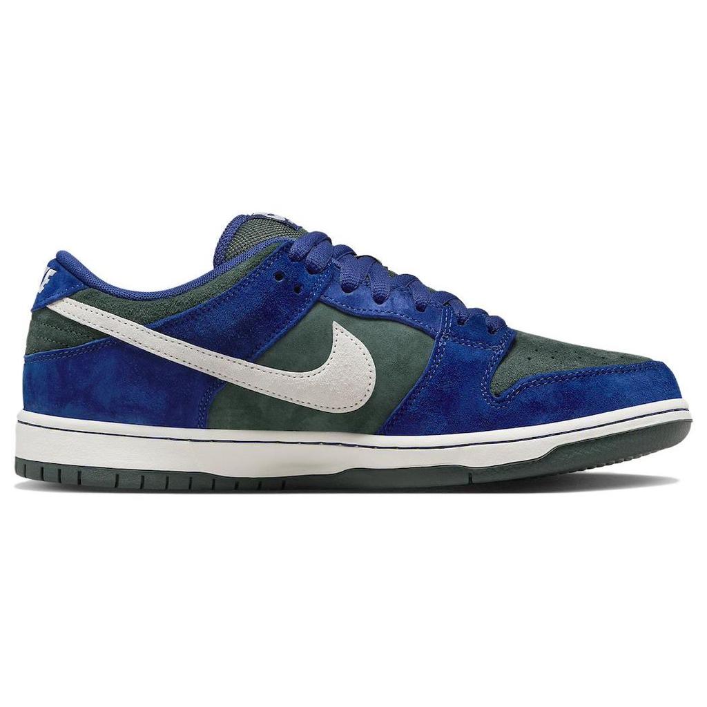 Nike Mens Dunk Low Pro SB Deep Royal Vintage Green Men Sneakers Blue Deep-Royal-Blue Sail HF3704-400