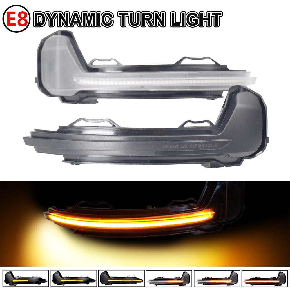 Dynamic Mirror for Volkswagen Tiguan MK2 II R 5N 2017 2018 2019 2020 for VW light LED Blinker Turn Signal