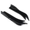 Universal Car Rear Bumper Spoiler Canards Fins Anti-Crash Diffuser Lip Wrap Kits