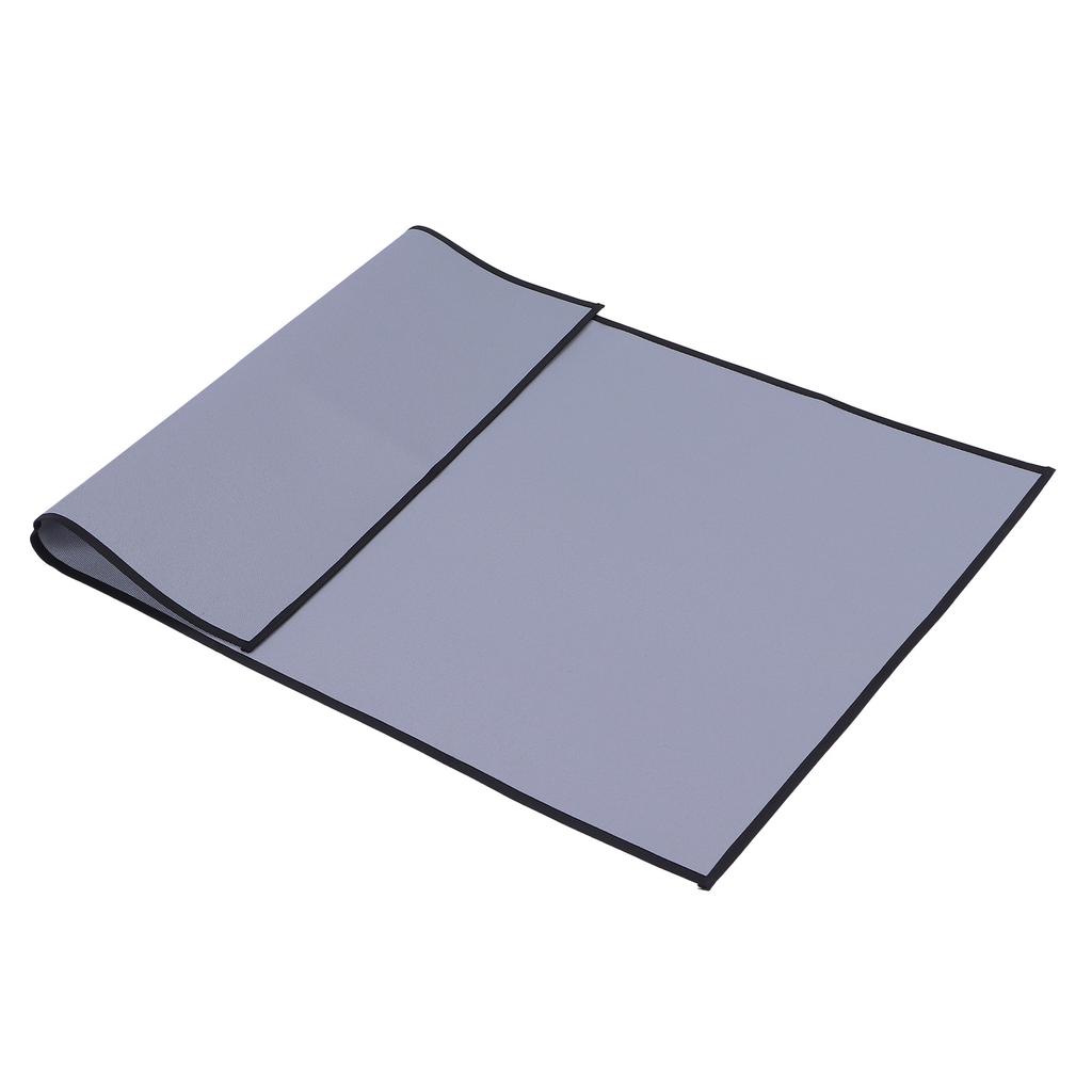 Outdoor Camping Barbecue Grillunterlagen Silikon Feuerfest Flammenhemmend Schutzmatte Grau