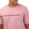 Boss Mens Stripe Logo T-Shirt