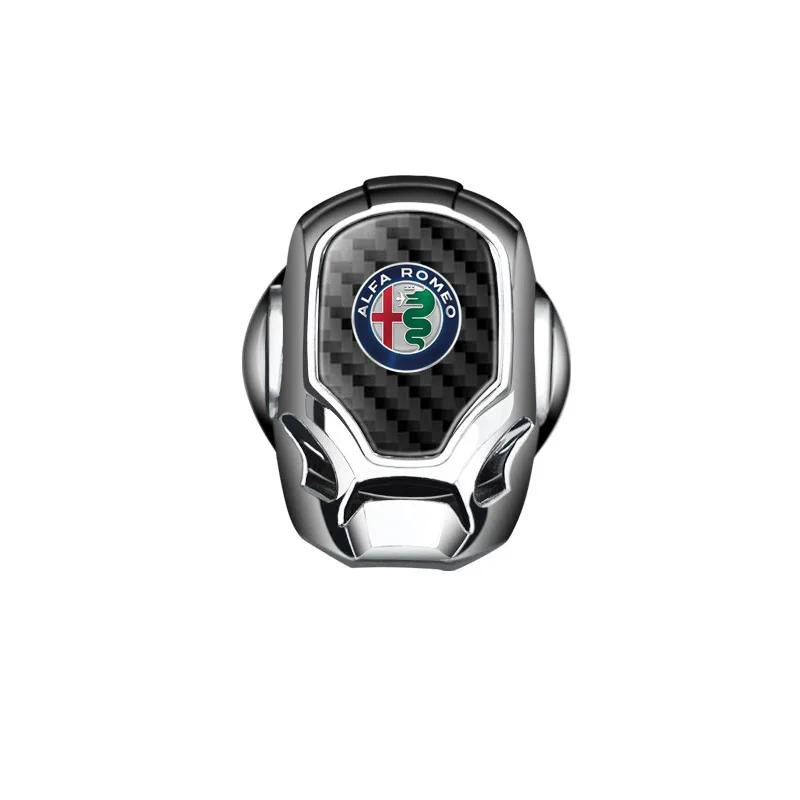 

1pcs Car One-Click Start Buttons Protective Cover Decoration For Alfa Romeo Giulia Stelvio Giulietta 156 159 147 Mito Tonale