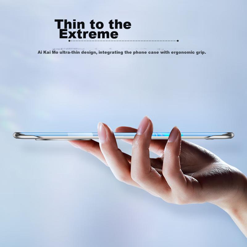 Hard to YellowPhone Case for Huawei Mate 40 Pro, Ultra-Thin Fully Transparent Borderless Hard, Shockproof Simple Design for Women And Me