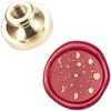 DIY Scrapbook, Brass Wax Seal Stamp, Sun Pattern, 25mm