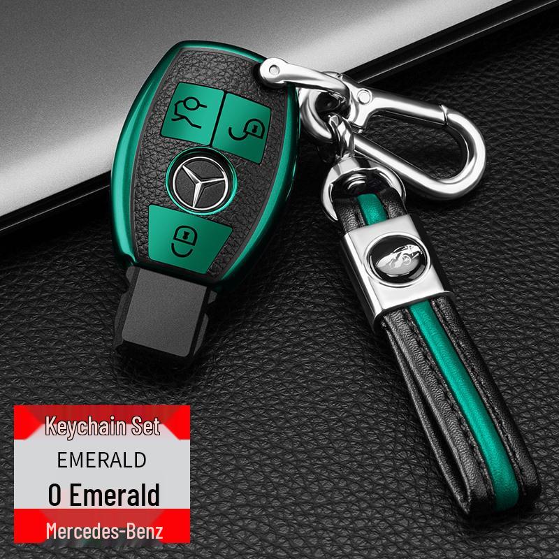 Mercedes Key Case Cover for GLC260L, E-Class E260L, C200L, GLE320, GLA200, S-Class, Viano