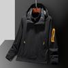 Giacca Shell Autunno Inverno Giacca Cappotto da Uomo Ampio Outdoor Casual Antivento Tre in Uno