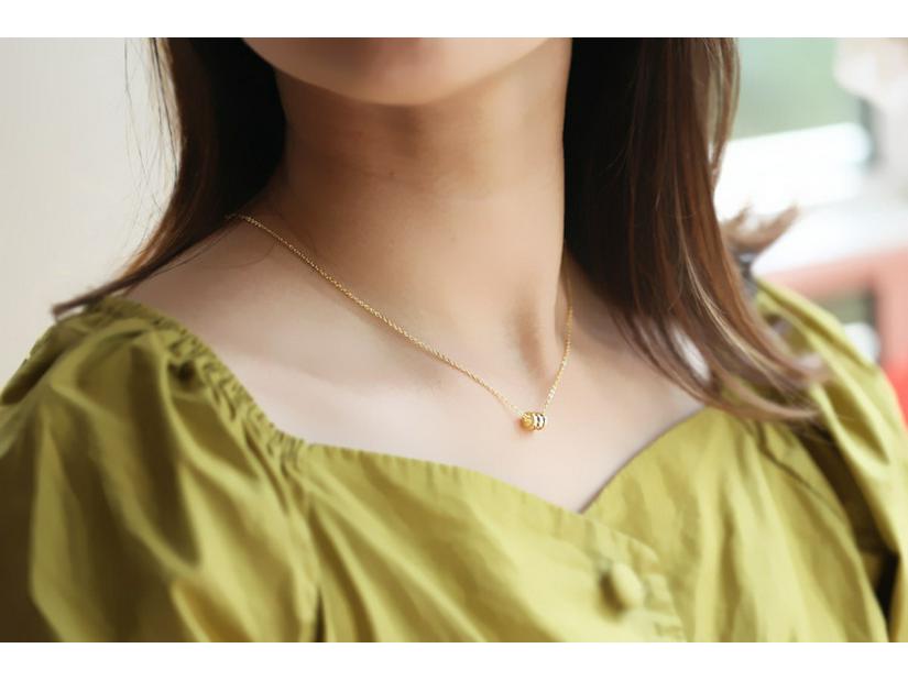 Exquisite Five Blessings Lucky Necklace: Non-Fading, Versatile, High-End Light Luxury Jewelry for Women