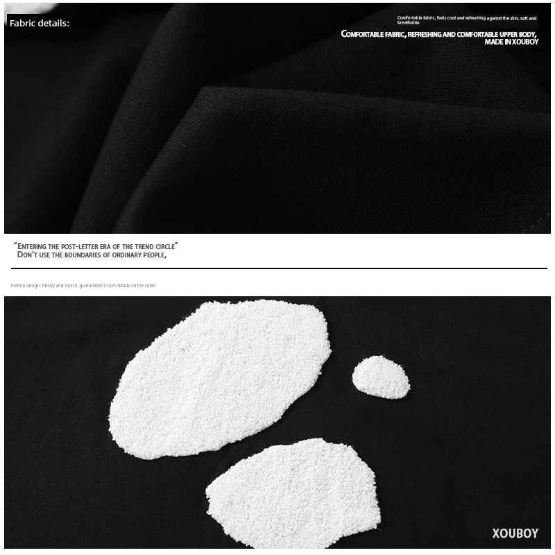 White Loose Short Sleeve T-shirt Baby Boy and Girl Summer New Arrival Puppy Printed Casual round Neck Couple Niche Style Chic Tops