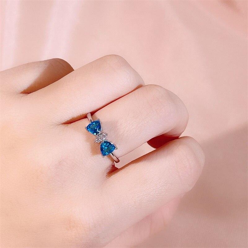 BELLA BOX Anello da donna di lusso aperto regolabile taglia gioielli festa di nozze regalo all'ingrosso