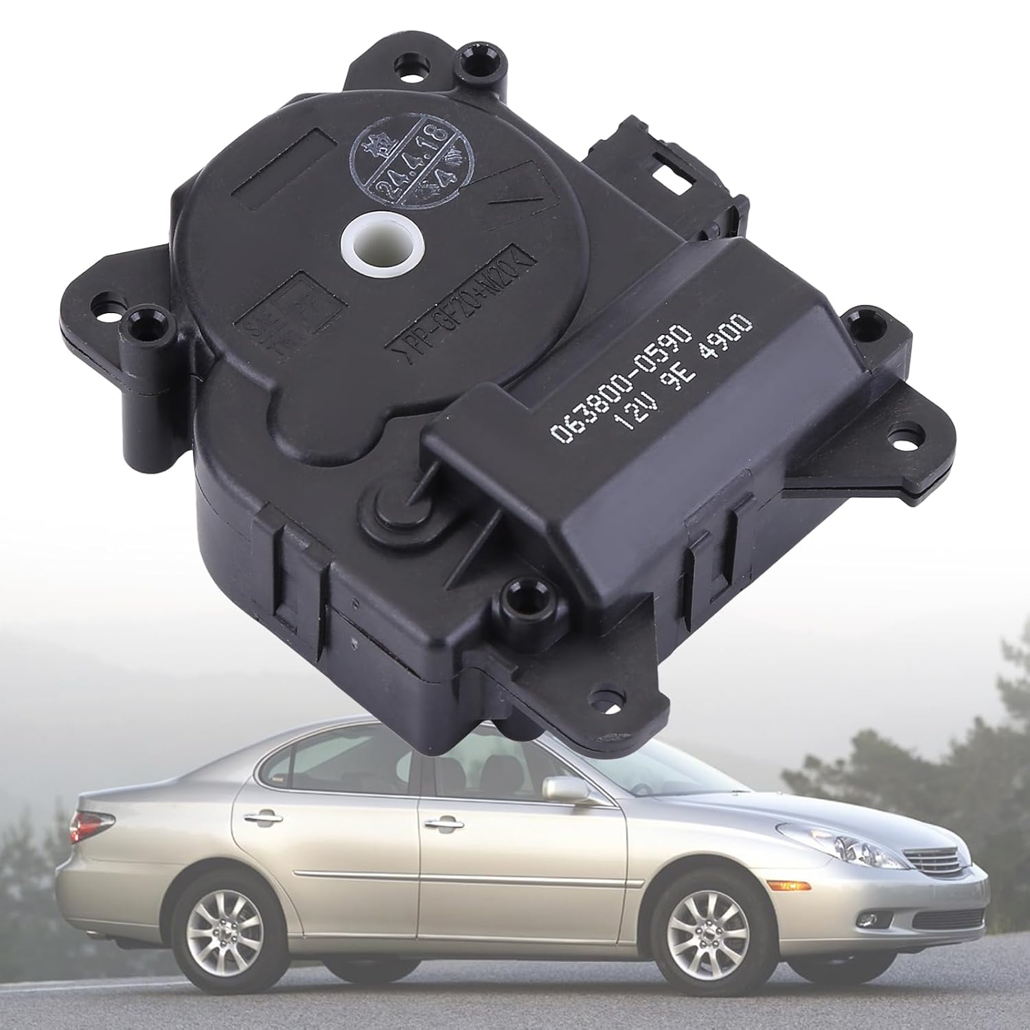 

HVAC Heater Blend Door Actuator Compatible with Le-x*us ES330 ES300 2001-2006 Left Climate Control Air Mix Servo Motor Replaces 063600-4900 HVAC