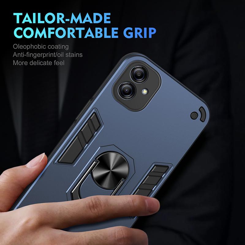 For Samsung Galaxy A05S A05 Armor Magnetic Ring Kickstand Phone Case For Samsung Galaxy A05 A05S Shockproof Back Cover