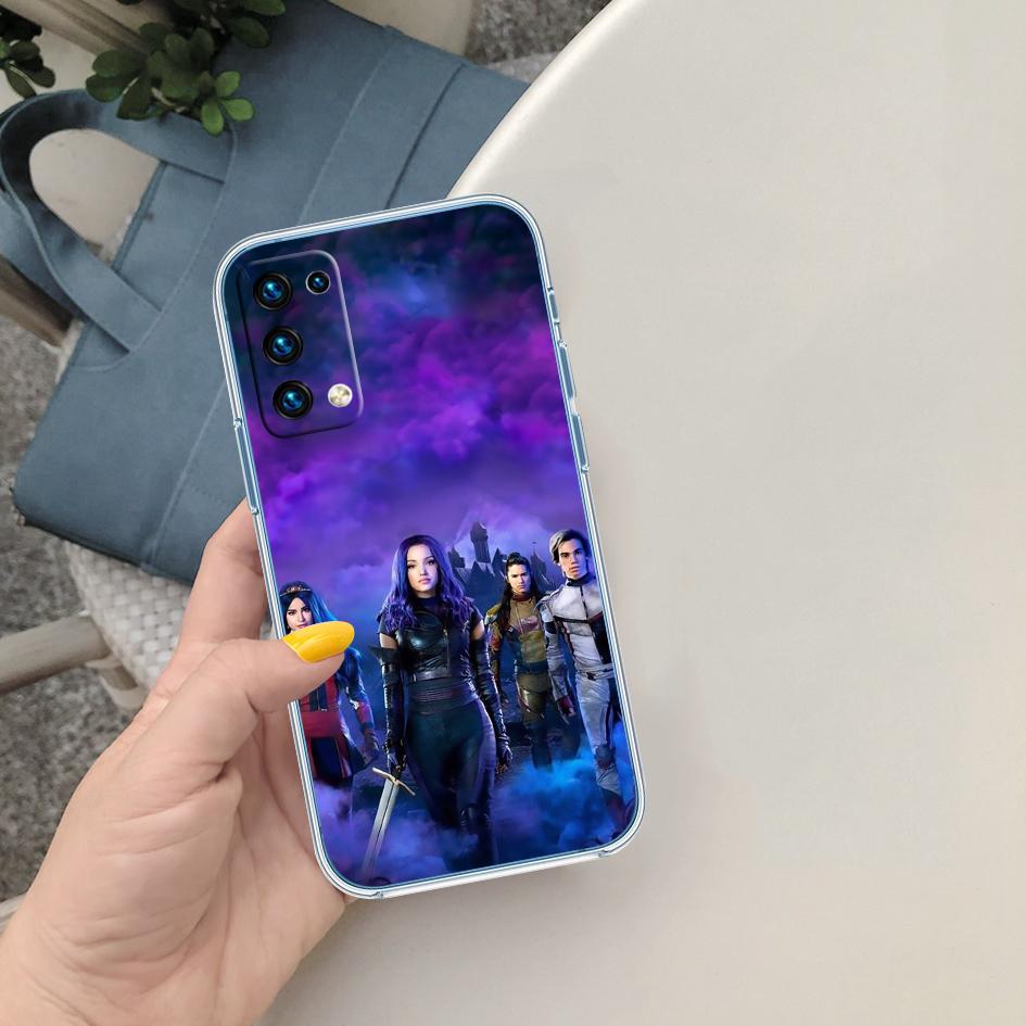 CJ33 Descendants Soft Shell Transparent Phone Case for Samsung Galaxy A04 A04S A14 A23 A34 A54 M23 M33 M52 M53