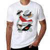 Five Birds Tshirt All Match Basic Short Sleeve Top