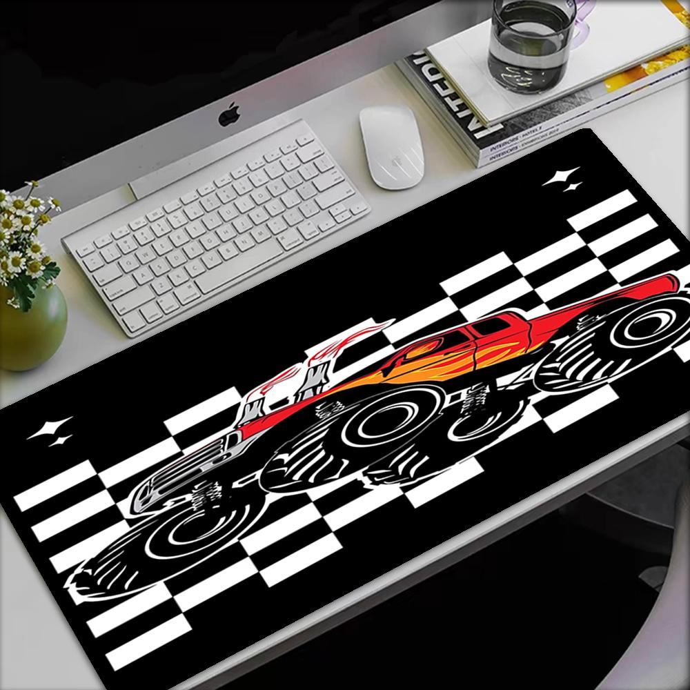 Tappetino Mouse Tema Camion, Base in Gomma Antiscivolo, Multifunzionale per Ufficio e Casa, Perfetto per la Personalizzazione dello Spazio di Lavoro.