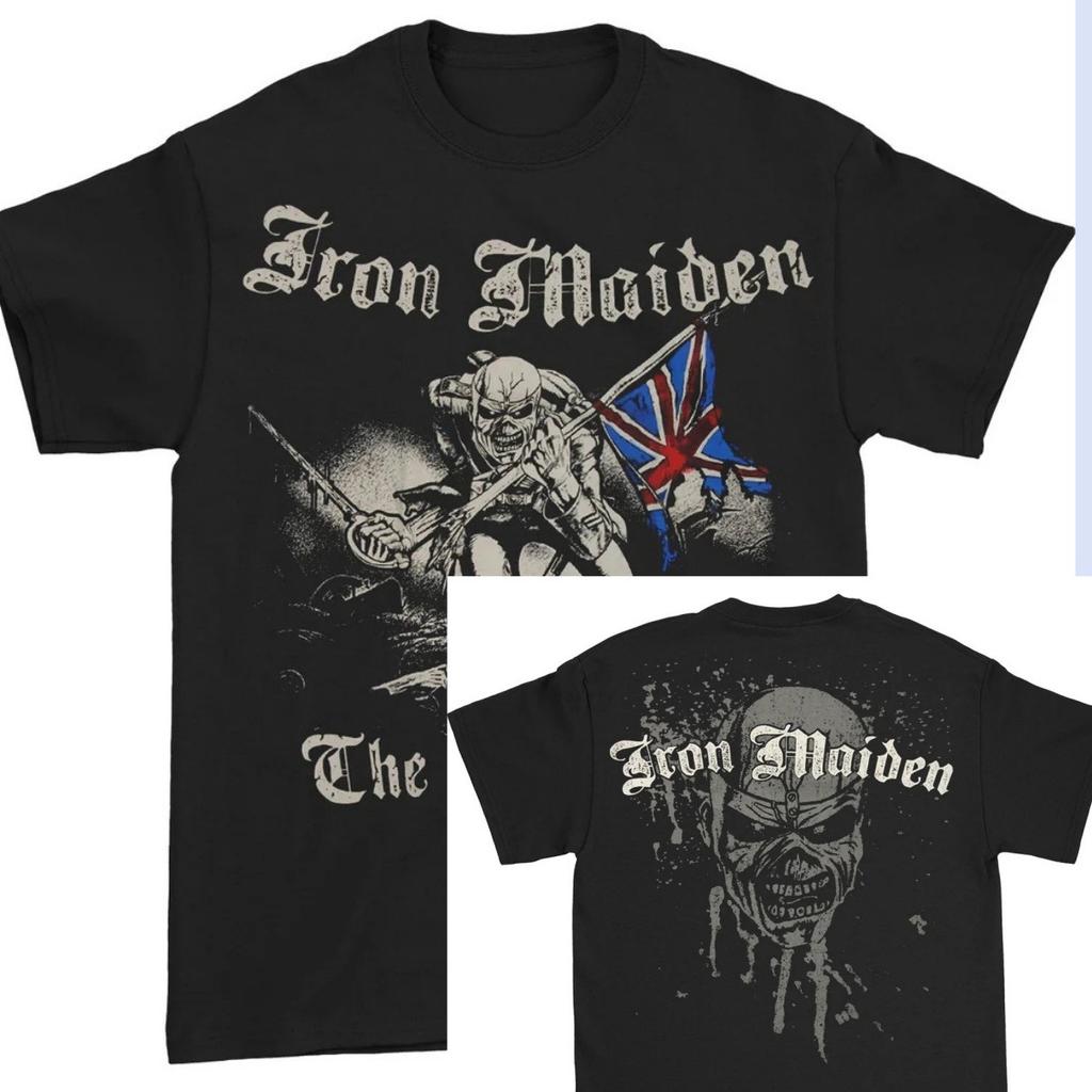 Ir Maiden Sketched Trooper T-shirt High-end Luxury Is for Both Men and Women Top Y2k 2026 Summer Hot Sale