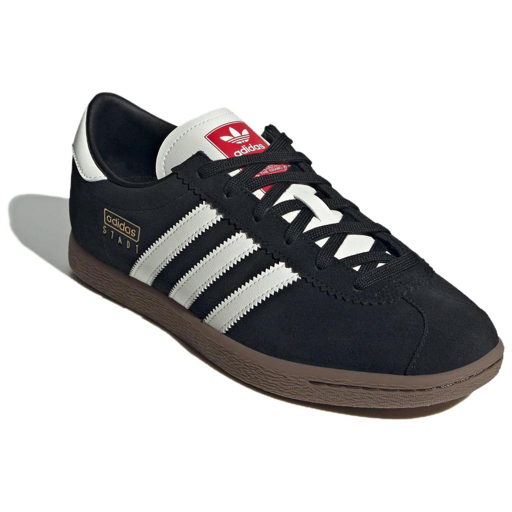 Adidas Originals Stadt Pohodlné Všestranné Nízké Skate Boty Unisex Tenisky Černé JR6344