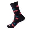 1pair Combed Cotton Fashion Hip Hop Man Woman Socks Harajuku Fruit Skateboard Oil Painting Animal Happy Socks Funny Sokken