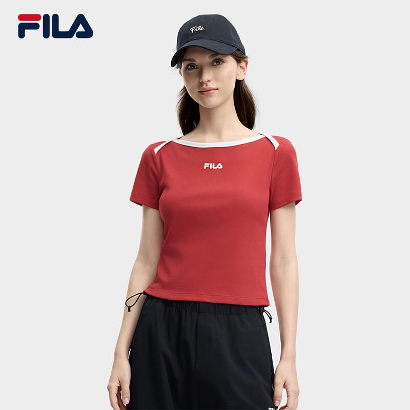 FILA Women's Knit Short Sleeve T-Shirt