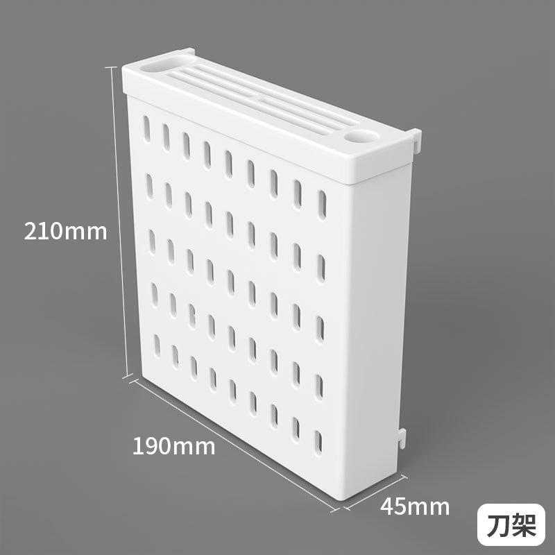 Kitchen Wall Storage Bathroom Entrance Wall Shelf Punch-free Storage Board